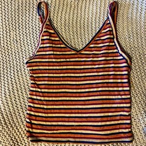 XS - AE striped tank top